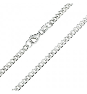 Chaîne gourmette 38cm - argent 925%