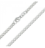 Chaîne gourmette 38cm - argent 925%