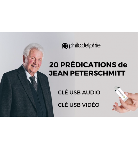 Clé USB prédications Jean Peterschmitt (Edition 2021) Clé USB prédications Jean Peterschmitt (Edition 2021)