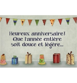 Carte "Anniversaire"