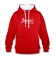 Sweat-shirt contraste - Souriez, vous êtes aimé ! 