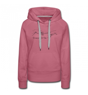 Sweat-shirt FEMME à capuche  - Reconnecte-toi ! 