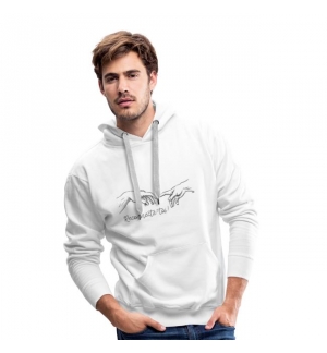 Sweat-shirt HOMME à capuche  - Reconnecte-toi ! 