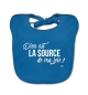 Bavoir Bébé -Dieu est la source de ma joie !