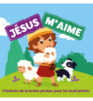 Jésus m'aime Idée cadeau naissance Livre en tissu