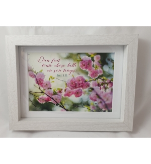 Mon cadre inspiration "Dieu fait toute chose belle en son temps"
