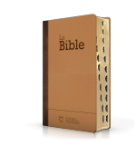 Bible Segond 21 compacte (Premium Style) couverture semi-rigide duo cuir praliné