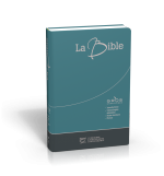 Bible Segond 21, gros caractères, duo bleu/gris couverture semi-rigide toilée