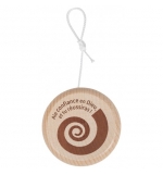 Yo yo en bois de bouleau certifié FSC® avec verset