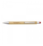 Stylo à bille tactile en bambou gravé avec texte