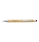 Stylo à bille tactile en bambou gravé avec texte