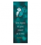 Signet Papillon sur fond bleu