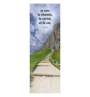 Signet Chemin vers le sommet d'une montagne