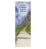 Signet Chemin vers le sommet d'une montagne