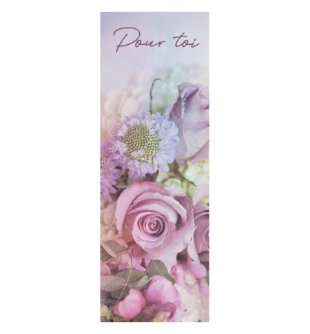 Signet Bouquet de fleurs en gros plan Signet Bouquet de fleurs en gros plan