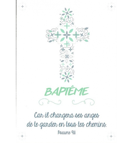 Signet baptême - 7x10cm Car il changera ses anges.. Signet baptême - 7x10cm Car il changera ses anges..