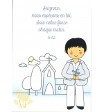 Signet communion - 7x10cm Seigneur  nous espérons...