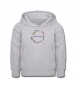Sweat-shirt ENFANT GRIS à capuche  - Précieuse !