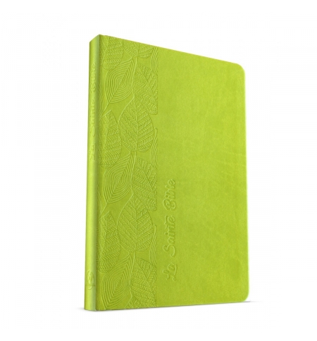 Bible Souple Vert Motif Feuilles - Standard Souple Bible Souple Vert Motif Feuilles - Standard Souple