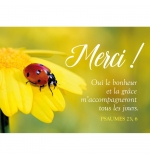 Carte "Merci"