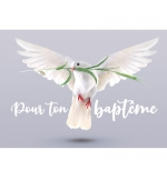 Carte " Pour ton baptême"