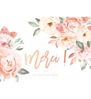 Carte "Merci"
