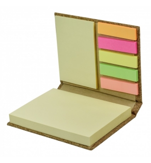 Bloc post-its en liège avec verset