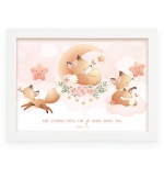 Cadre poster enfant Renard