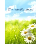 Carte simple - 10x15cm - Bon rétablissement
