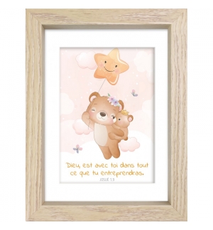 Mon cadre inspiration enfant ourson