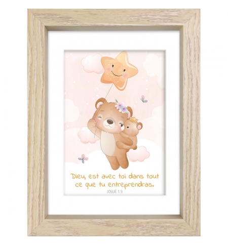 Mon cadre inspiration enfant ourson Mon cadre inspiration enfant ourson