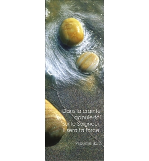 Signet - 7x10cm Dans la craintez appuie-toi sur le Seigneur, Il sera ta force