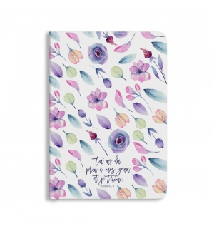 Carnet floral "Tu as du prix à mes yeux"