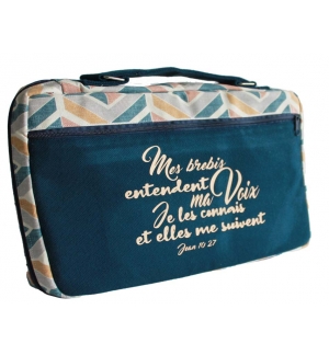 Pochette Bible Mes brebis entendent ma voix   je les connais, et elles me suiven