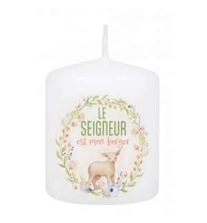 Petite bougie pour motif agneau