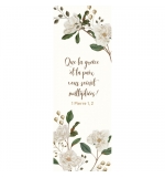 SIGNET Branches avec fleurs blanches