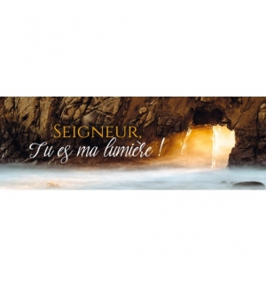 SIGNET Grotte illuminée de l'intérieur