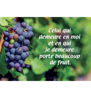 MINI CARTE Grappe de raisin