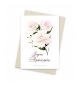 Carte parfumée Rose blanche - Joyeux Anniversaire