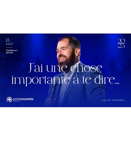J'ai une chose importante à te dire... (1) - Thiébault GEYER MP3 J'ai une chose importante à te dire... (1) - Thiébault GEYER MP3