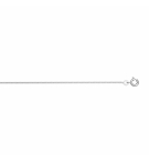 CHAINE GOURMETTE 1.2MM 42 CM ARGENT RHODIE