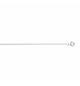 CHAINE GOURMETTE 1.2MM 42 CM ARGENT RHODIE