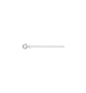 Chaîne gourmette 1.2mm 50cm argent rhodié