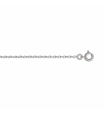 CHAINE FORCAT 2MM 55CM ARGENT RHODIE