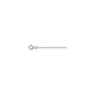 CHAINE FORCAT 2MM 50CM ARGENT RHODIE