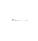 CHAINE FORCAT 2MM 50CM ARGENT RHODIE
