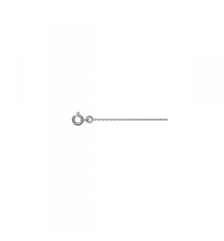 CHAINE FORCAT 1MM 50CM ARGENT RHODIE CHAINE FORCAT 1MM 50CM ARGENT RHODIE
