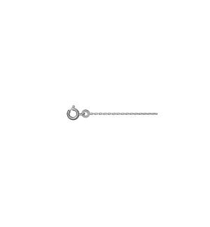CHAINE FORCAT 1 MM 45 CM ARGENT RHODIE