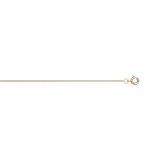 CHAINE GOURMETTE 1.2MM 42CM PLAQUÉ OR