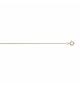 CHAINE GOURMETTE 1.2MM 42CM PLAQUÉ OR